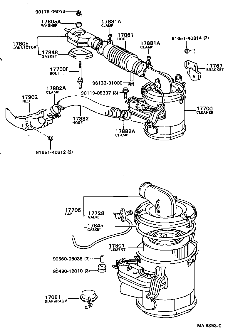  TOWN MASTERACE V WG |  AIR CLEANER