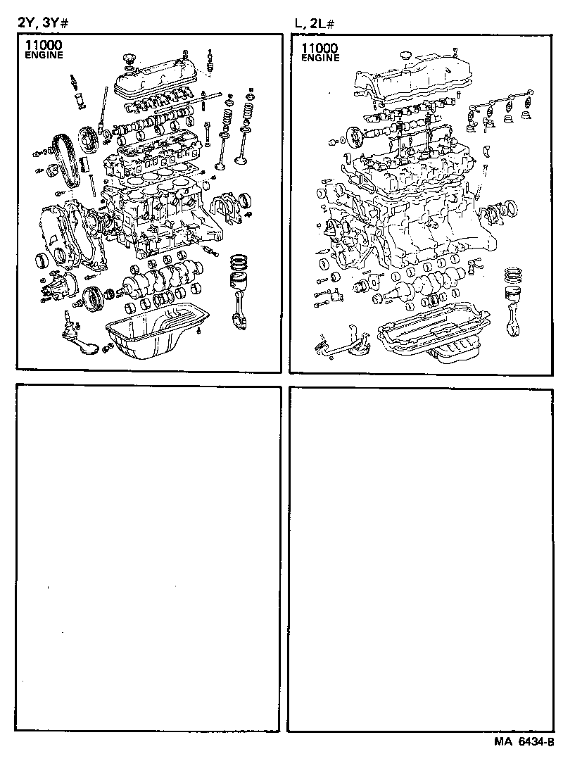  HIACE VAN WAGON |  PARTIAL ENGINE ASSEMBLY