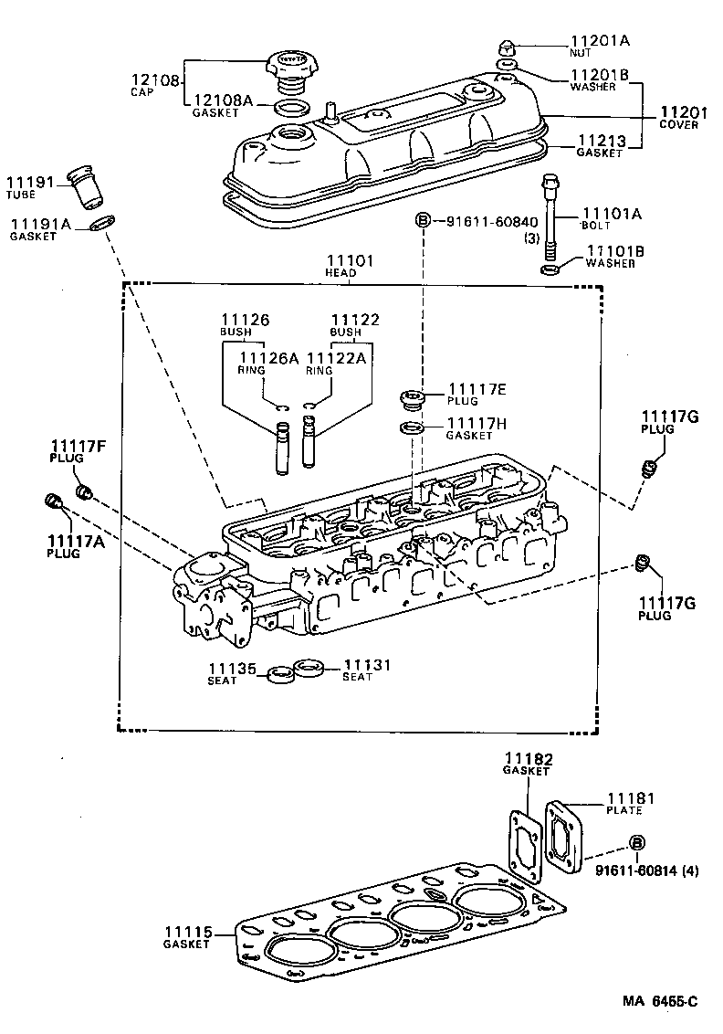  HIACE VAN WAGON |  CYLINDER HEAD