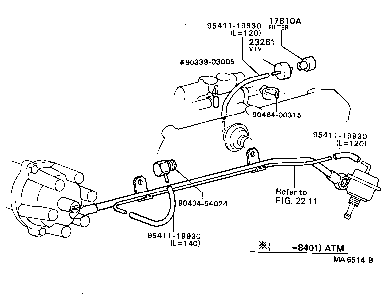  SOARER |  VACUUM PIPING