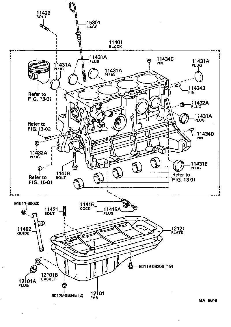  CARINA FR |  CYLINDER BLOCK
