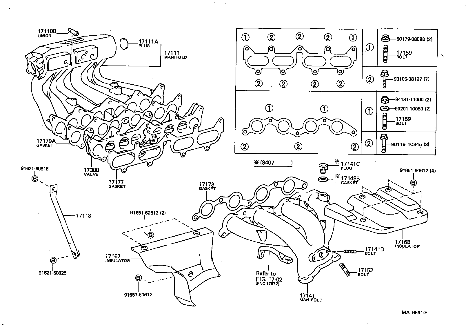  SPRINTER TRUENO |  MANIFOLD