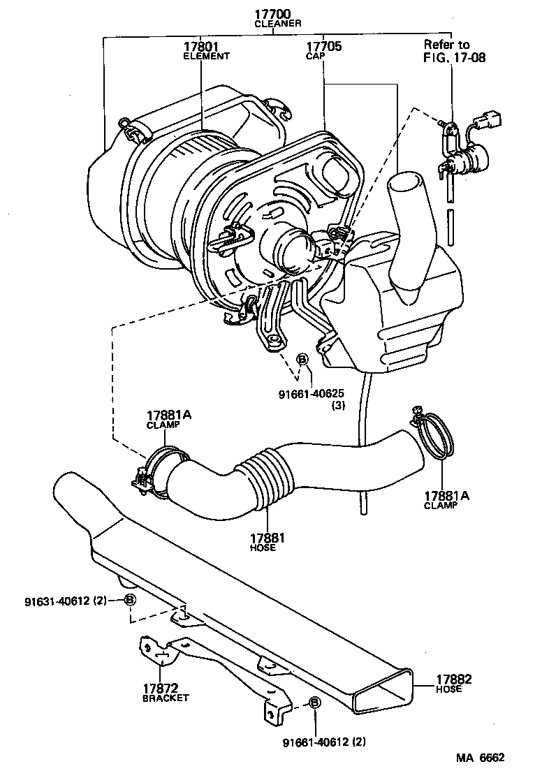  COROLLA LEVIN |  AIR CLEANER