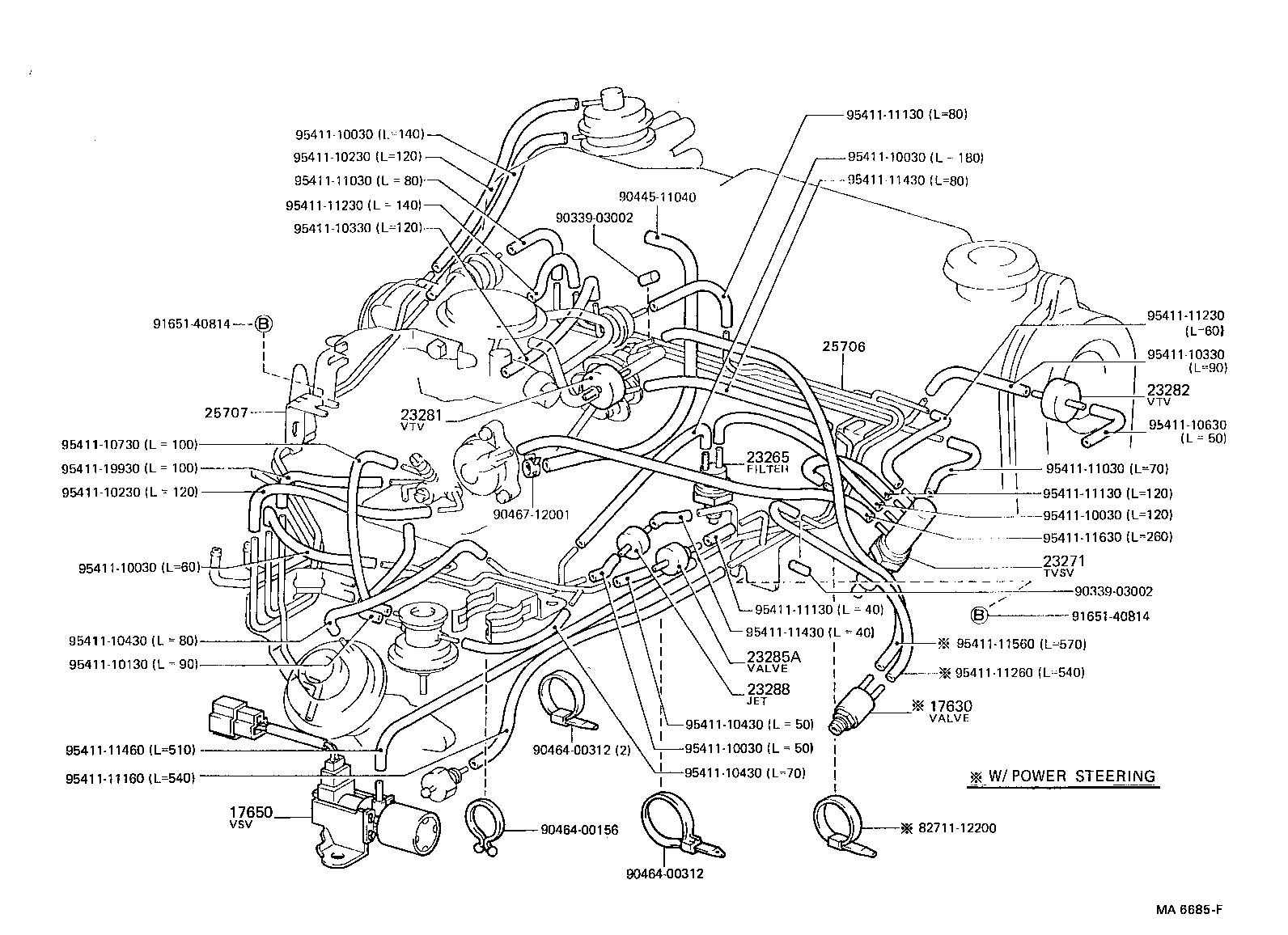  SPRINTER TRUENO |  VACUUM PIPING