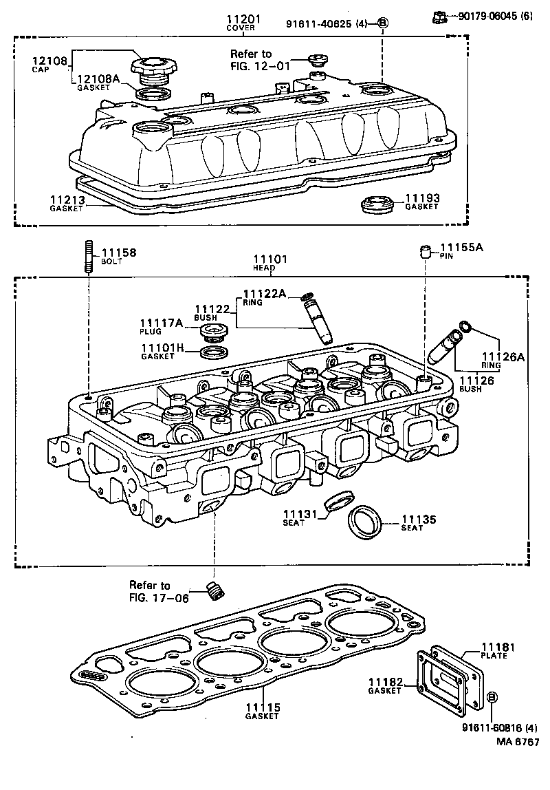  CARINA FR |  CYLINDER HEAD