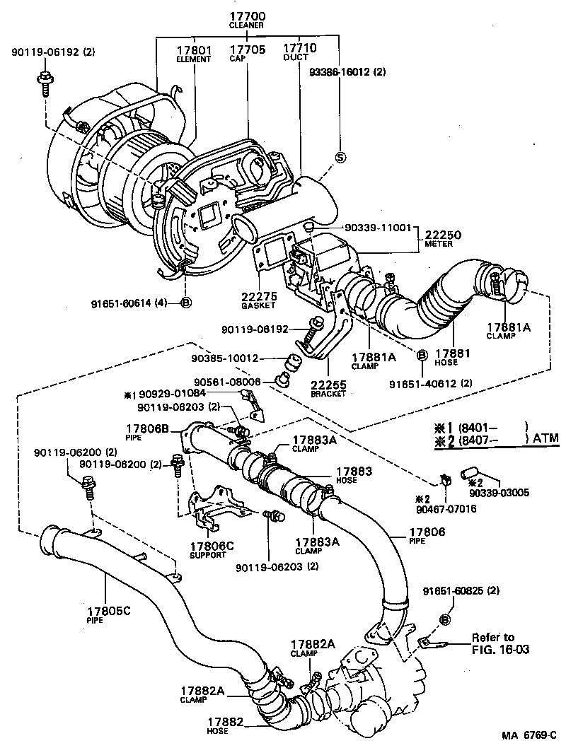  CARINA FR |  AIR CLEANER