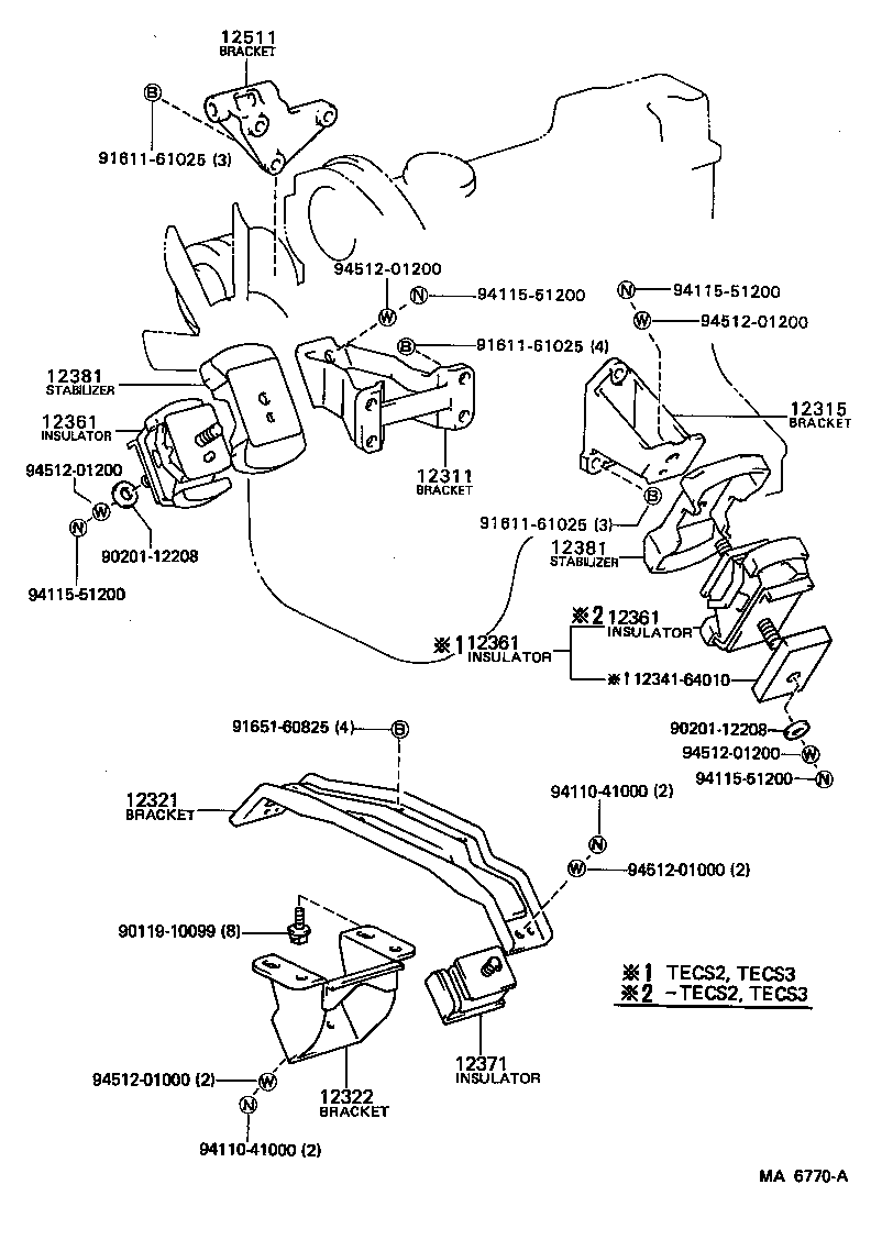  LITE TOWNACE TRUCK |  MOUNTING