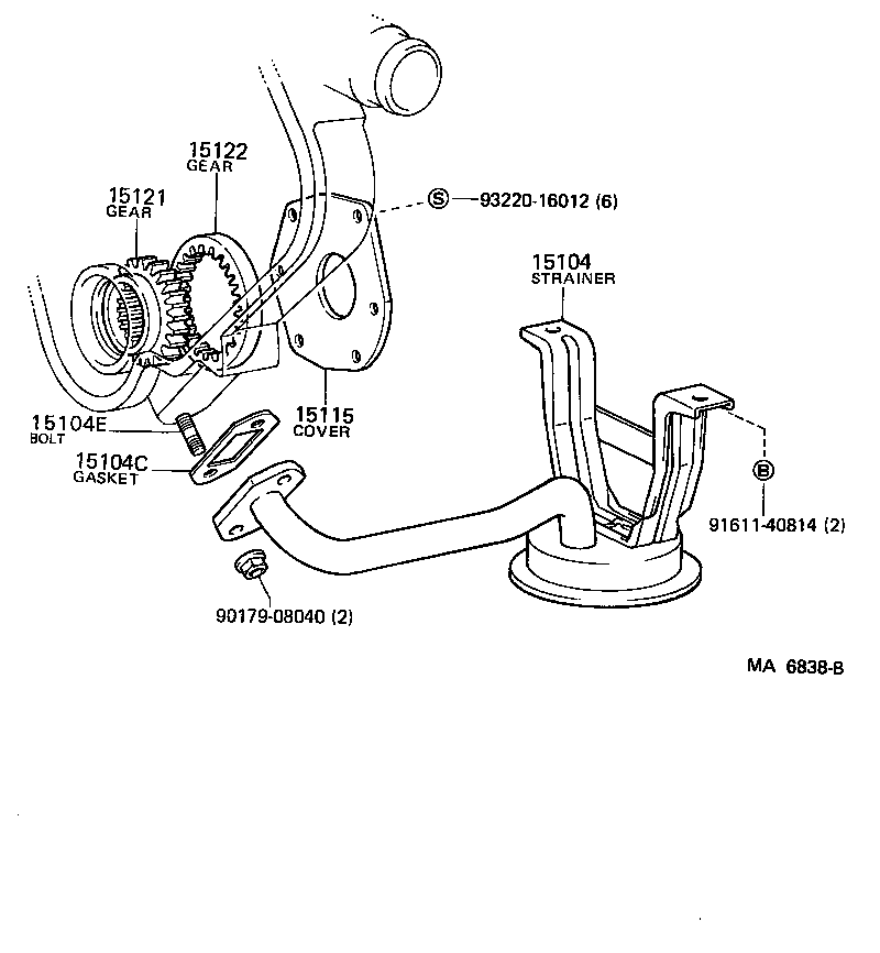  CROWN |  ENGINE OIL PUMP