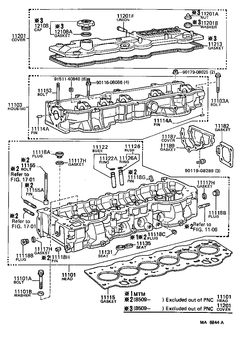  CROWN |  CYLINDER HEAD