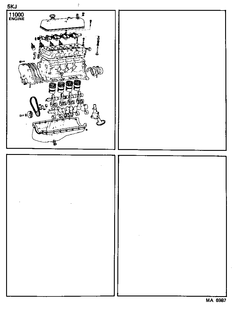  CARINA FR |  PARTIAL ENGINE ASSEMBLY