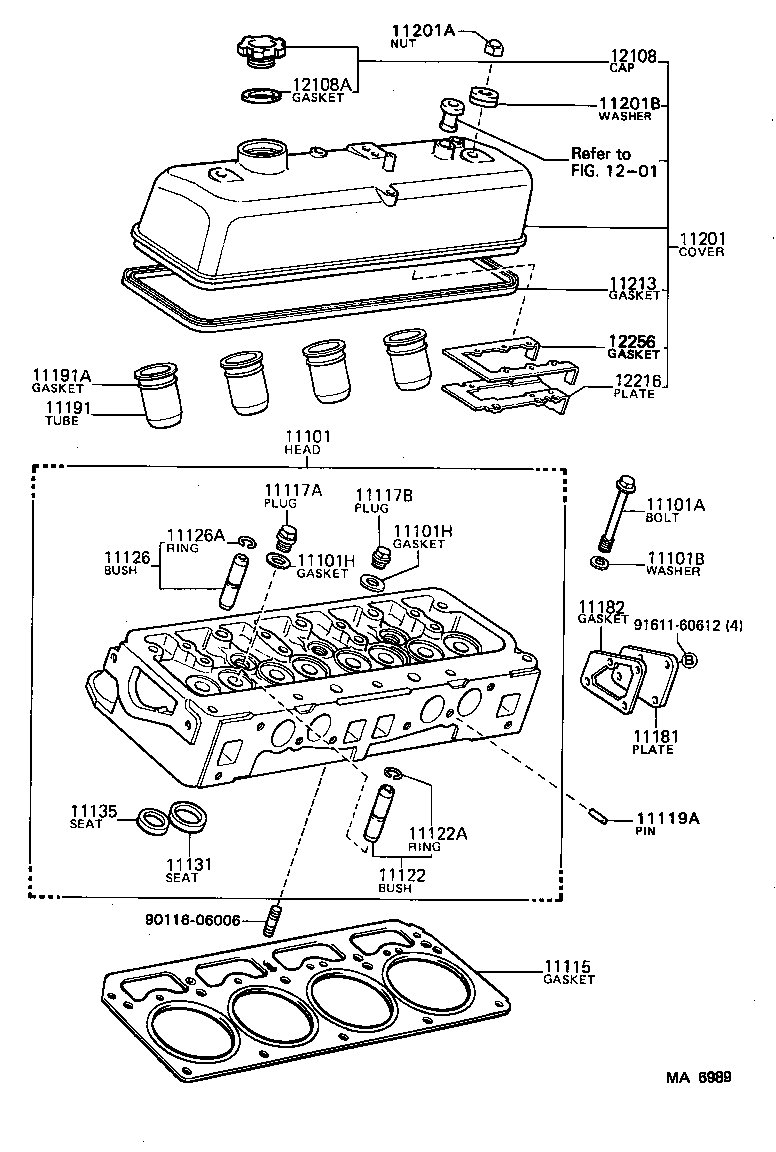  CARINA FR |  CYLINDER HEAD