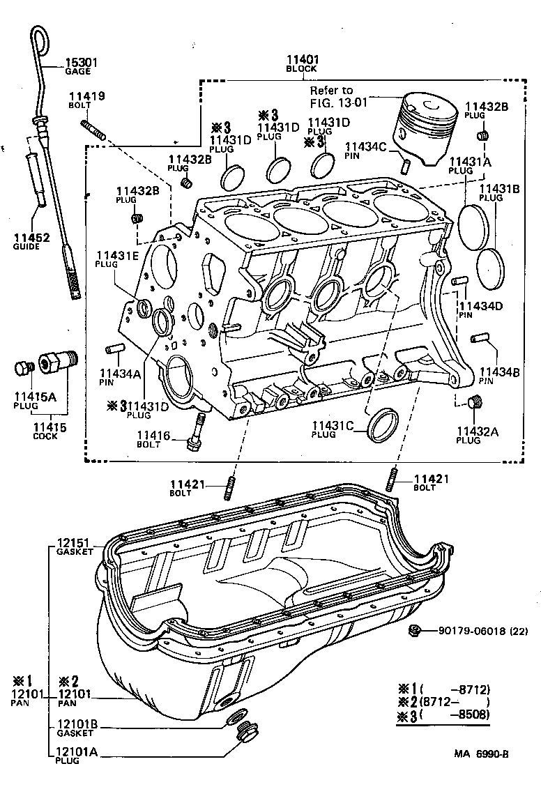  CARINA FR |  CYLINDER BLOCK