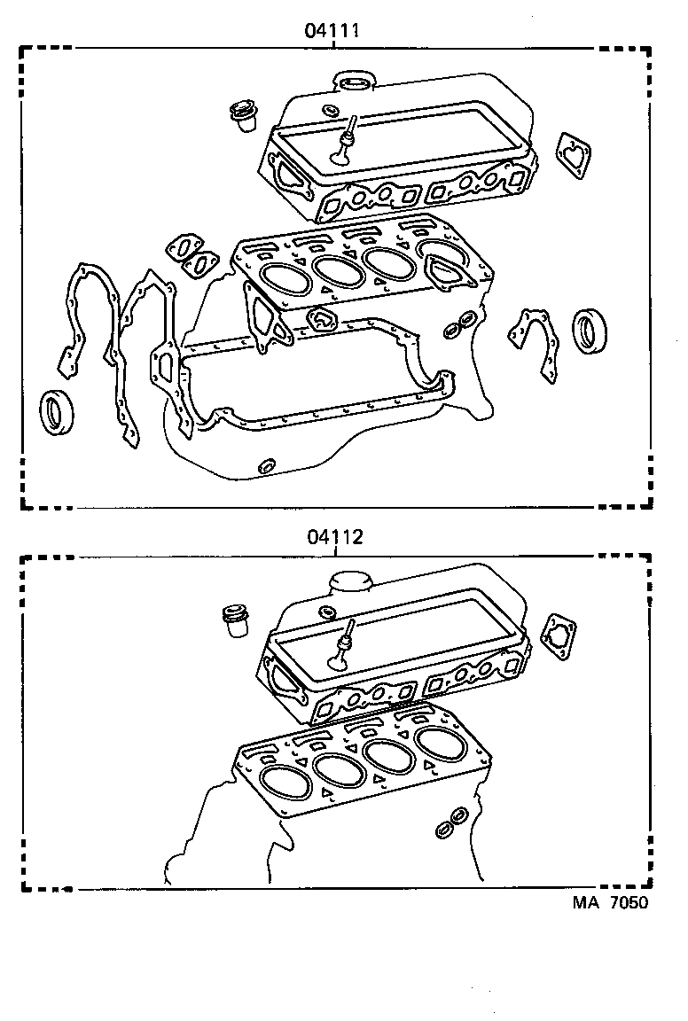  CARINA FR |  ENGINE OVERHAUL GASKET KIT