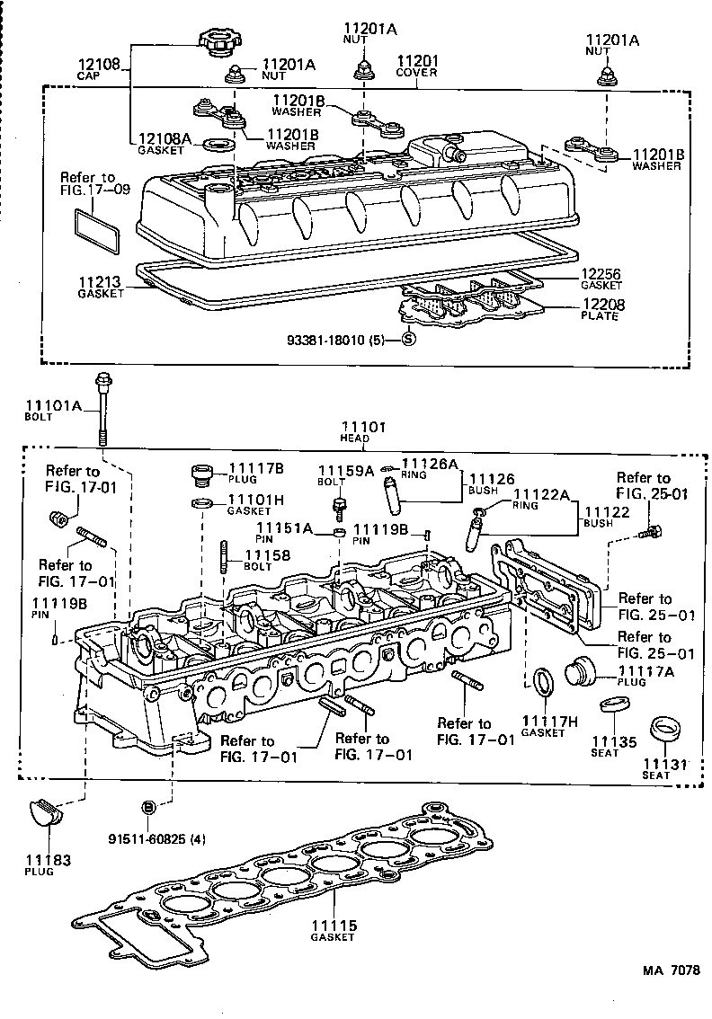  CROWN |  CYLINDER HEAD