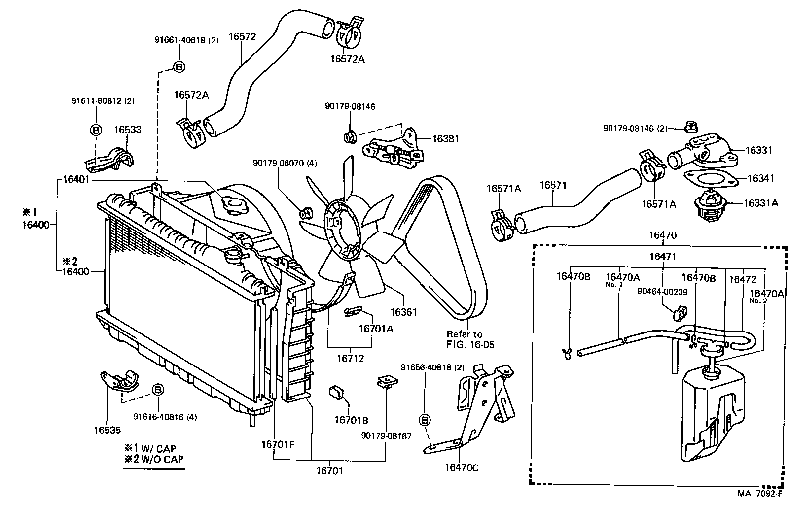  CROWN |  RADIATOR WATER OUTLET