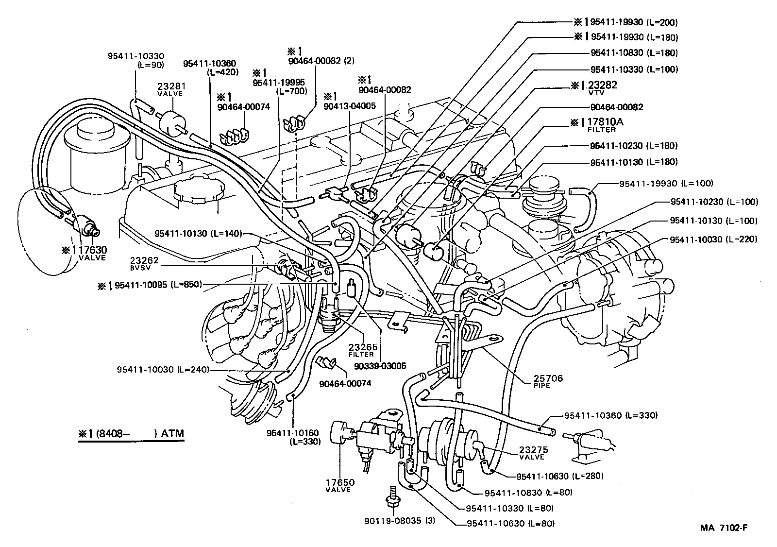  CROWN |  VACUUM PIPING