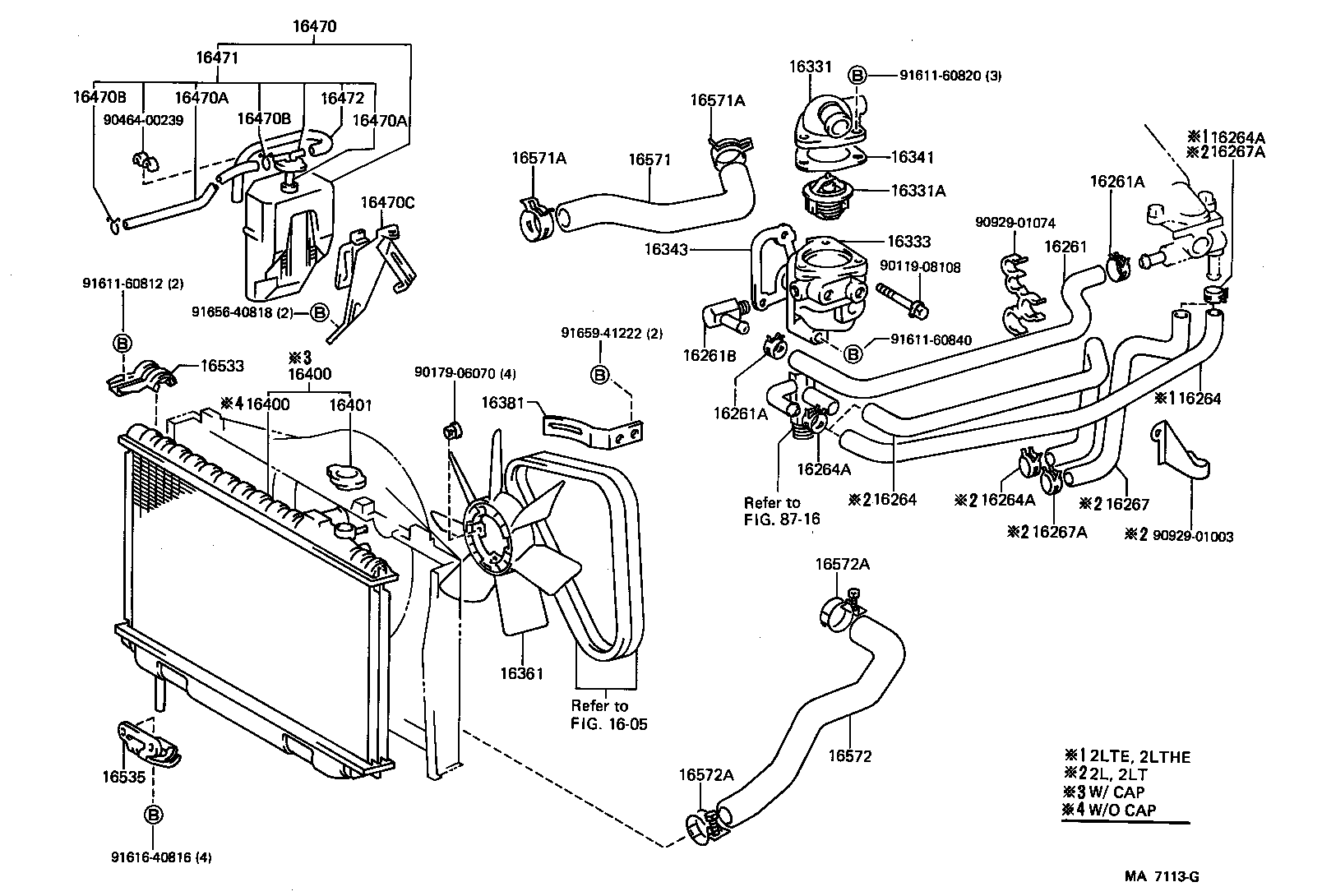  CROWN |  RADIATOR WATER OUTLET