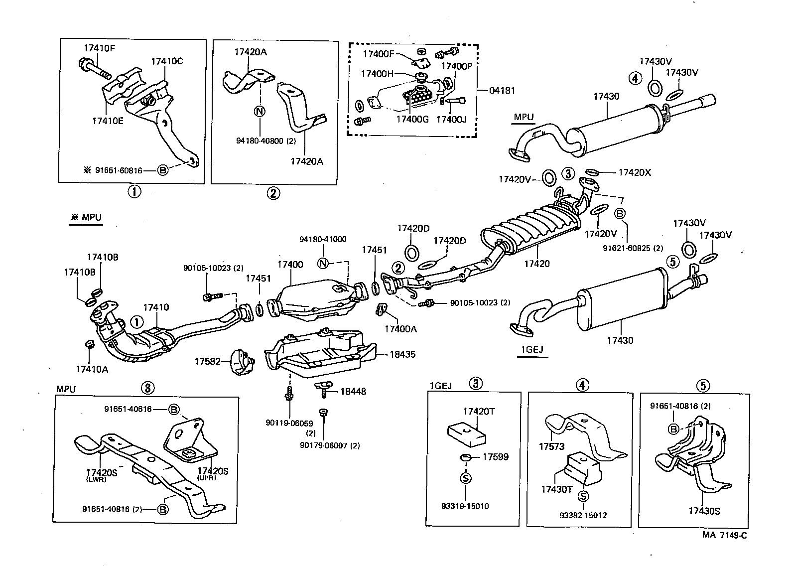  CROWN |  EXHAUST PIPE