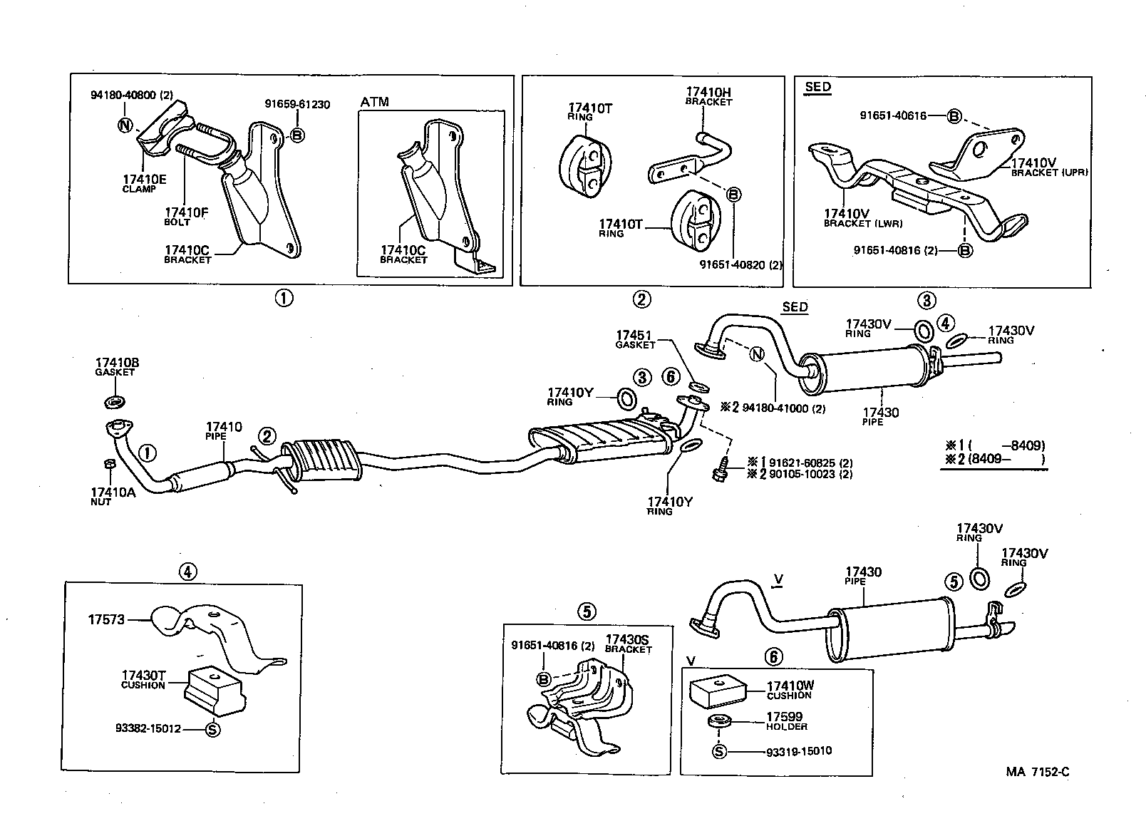  CROWN |  EXHAUST PIPE