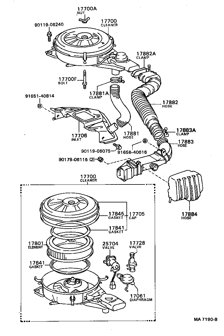 CARINA FF |  AIR CLEANER