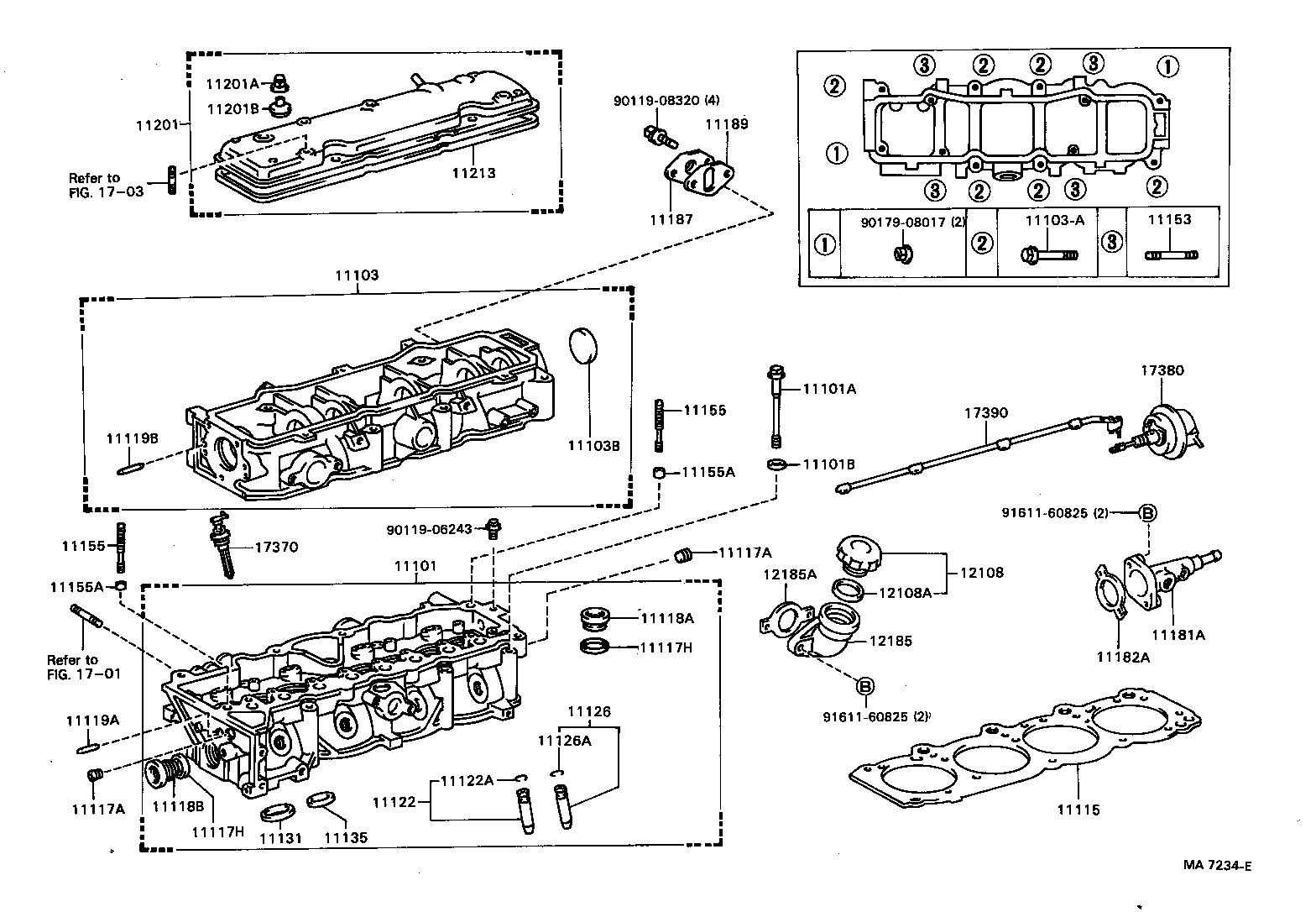  CARINA ED |  CYLINDER HEAD