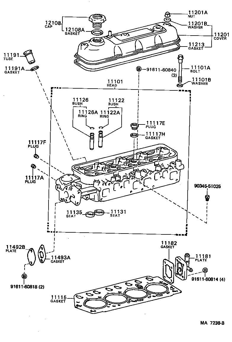  CROWN |  CYLINDER HEAD