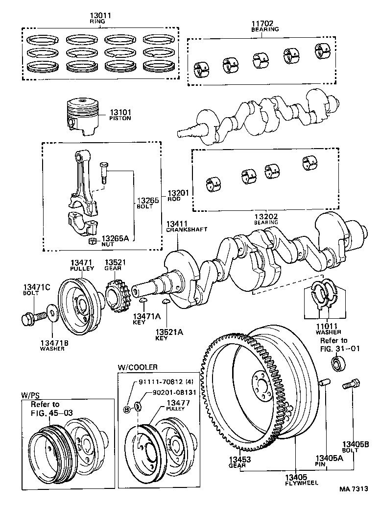  SPRINTER |  CRANKSHAFT PISTON