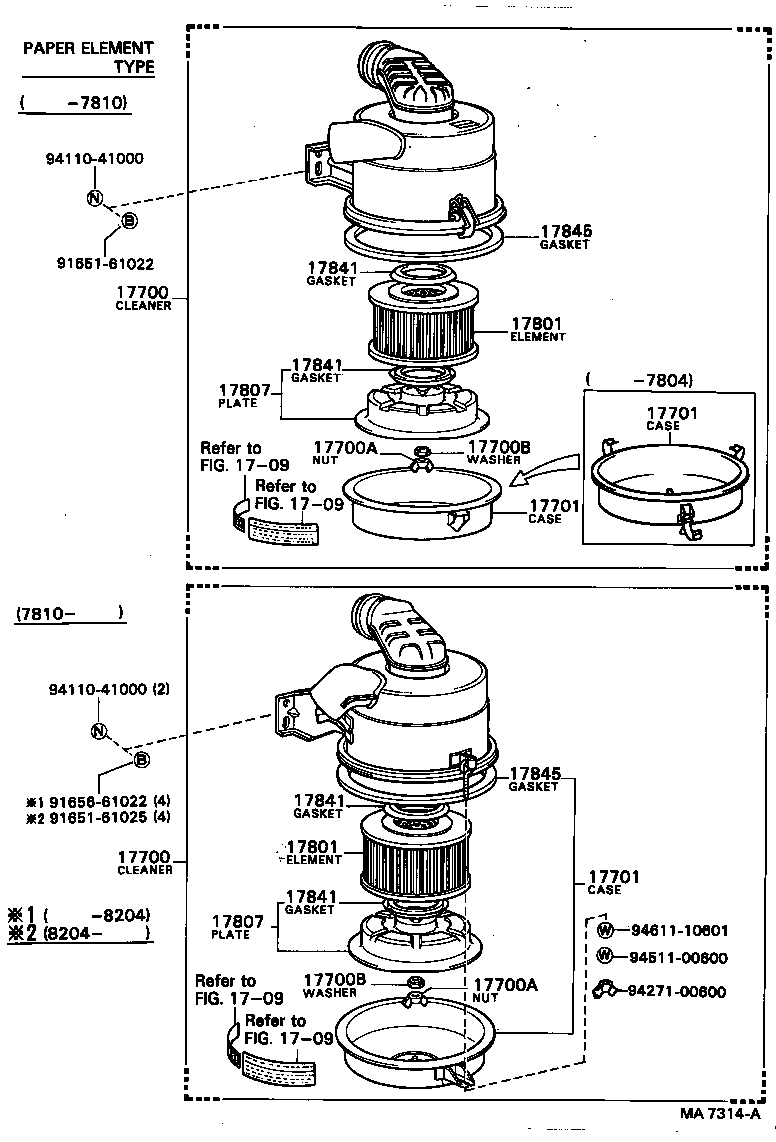  DYNA |  AIR CLEANER