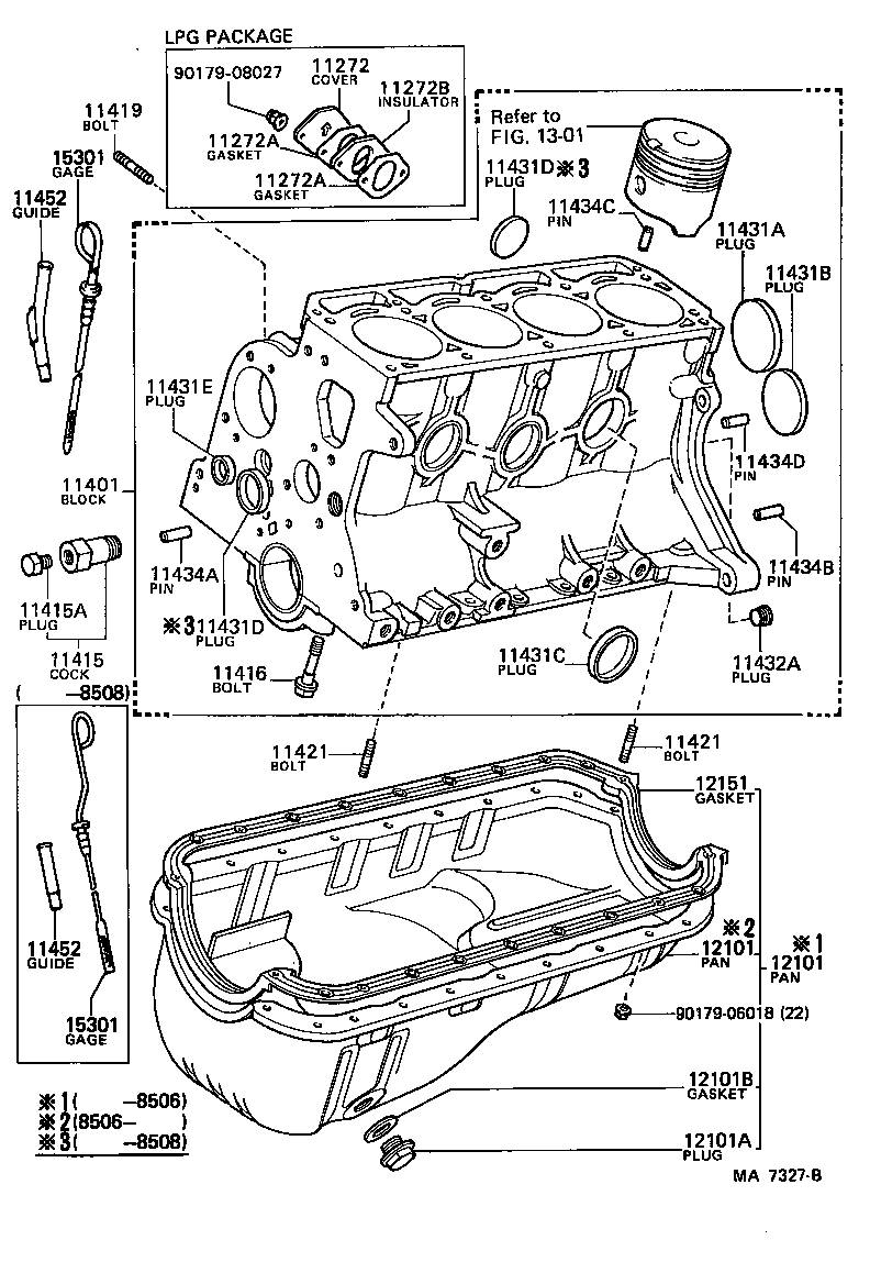  LITE TOWNACE TRUCK |  CYLINDER BLOCK