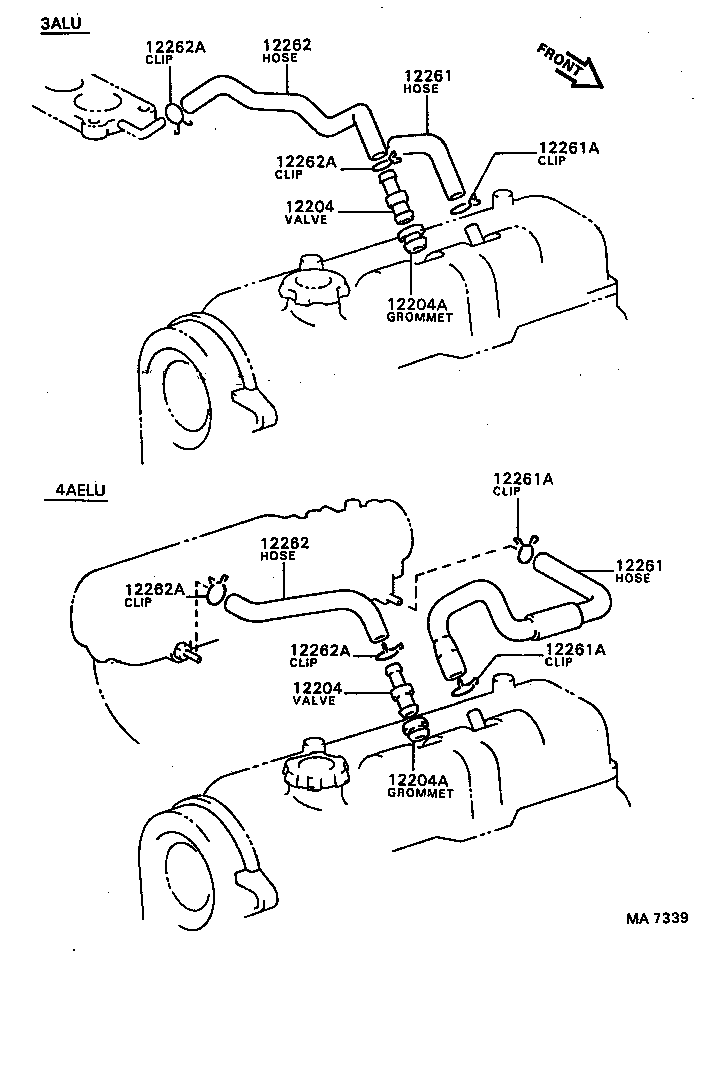  CARINA FF |  VENTILATION HOSE