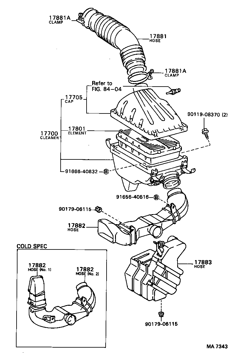  CARINA FF |  AIR CLEANER