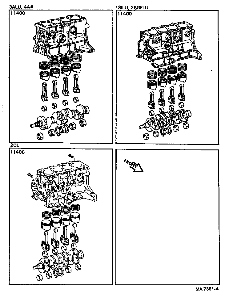  CARINA FF |  SHORT BLOCK ASSEMBLY