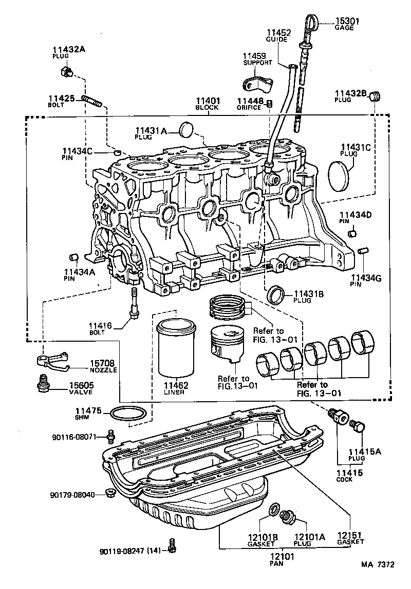  CRESTA |  CYLINDER BLOCK