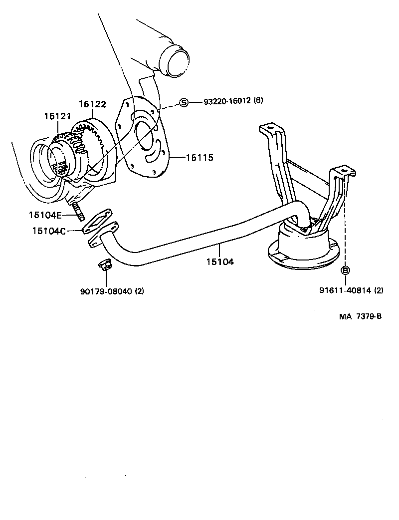  TOYOACE DYNA |  ENGINE OIL PUMP