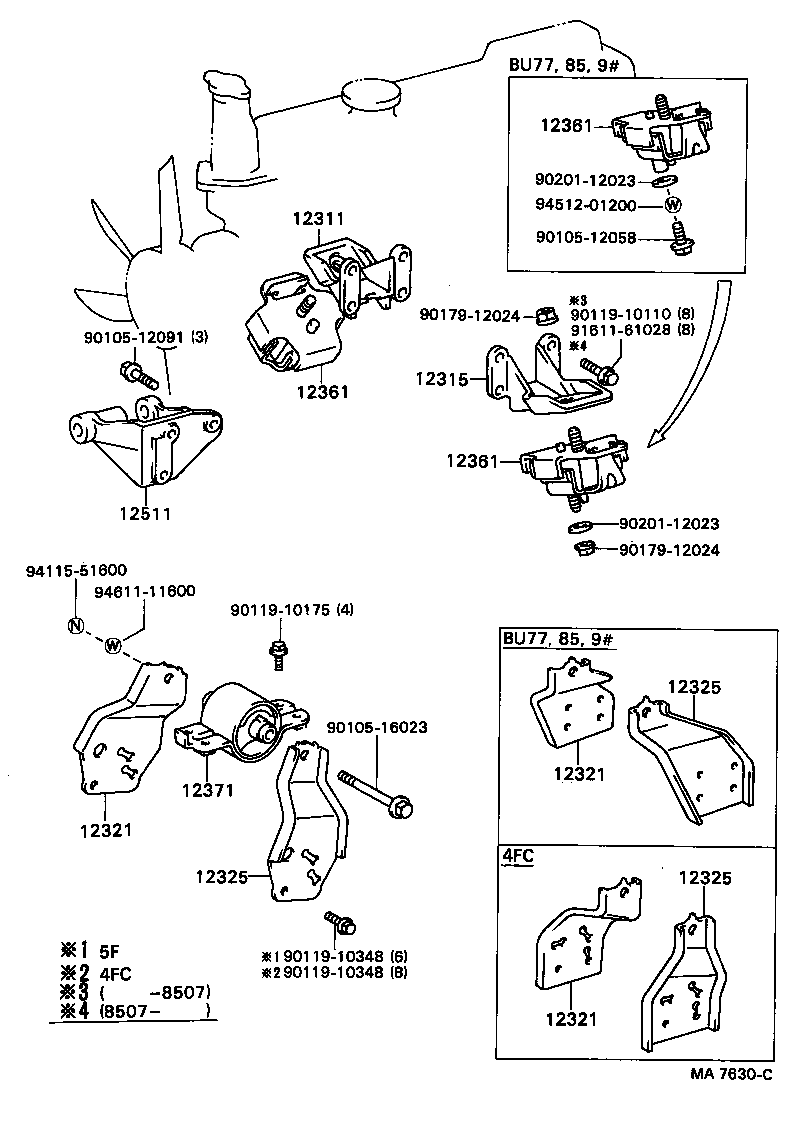  DYNA TOYOACE |  MOUNTING