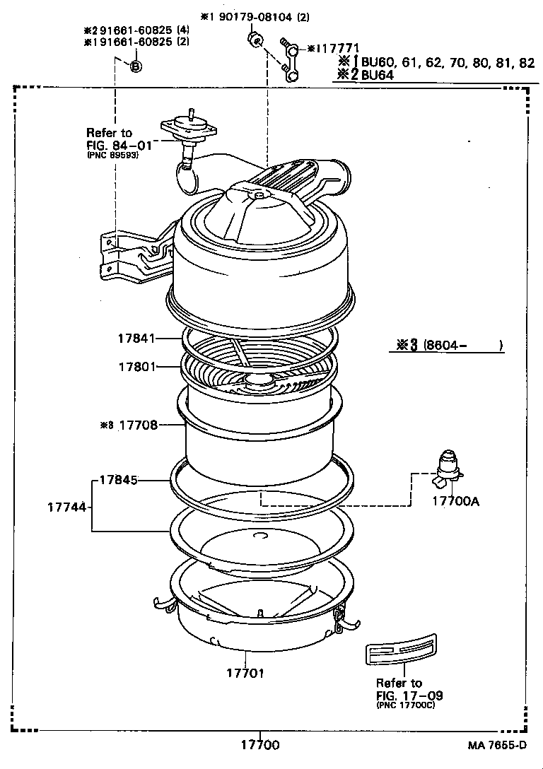  DYNA TOYOACE |  AIR CLEANER