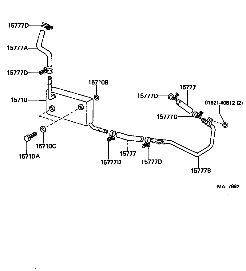  LAND CRUISER VAN |  ENGINE OIL COOLER