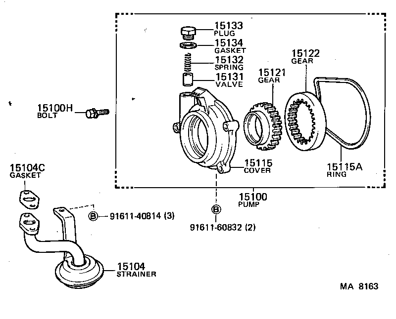  CHASER |  ENGINE OIL PUMP