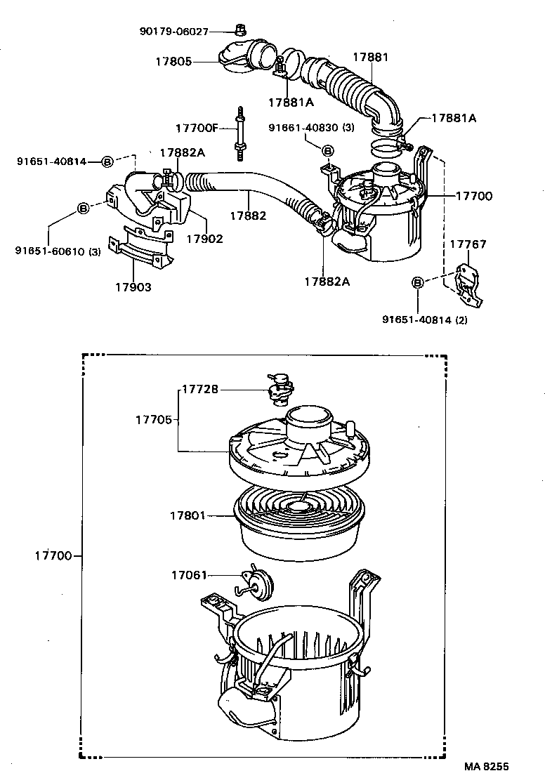  TOWN MASTERACE V WG |  AIR CLEANER