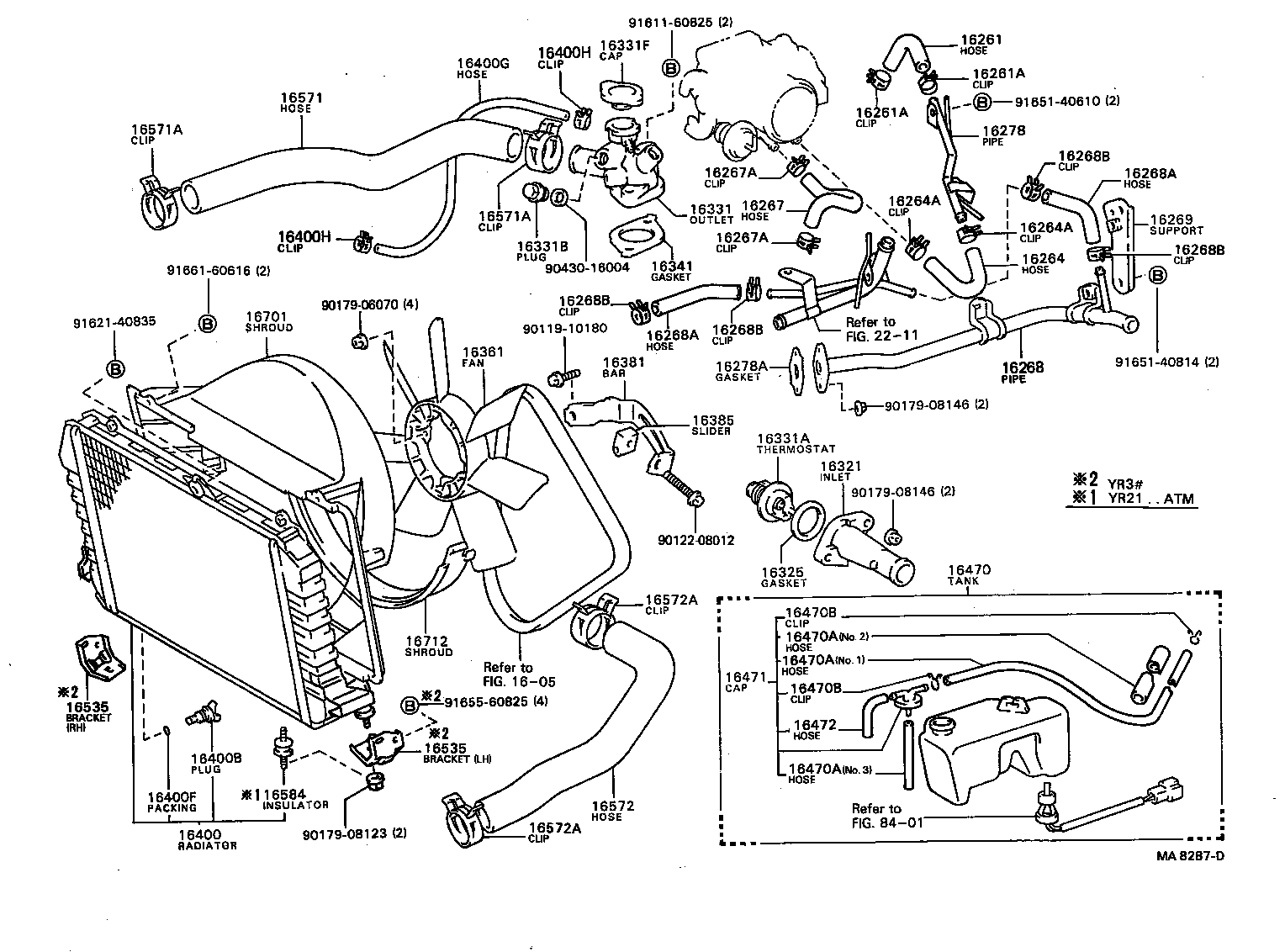  TOWN MASTERACE V WG |  RADIATOR WATER OUTLET