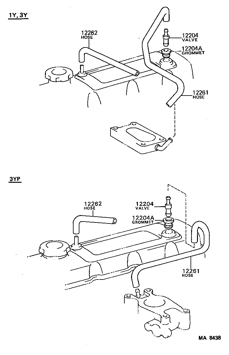  TOYOACE DYNA |  VENTILATION HOSE