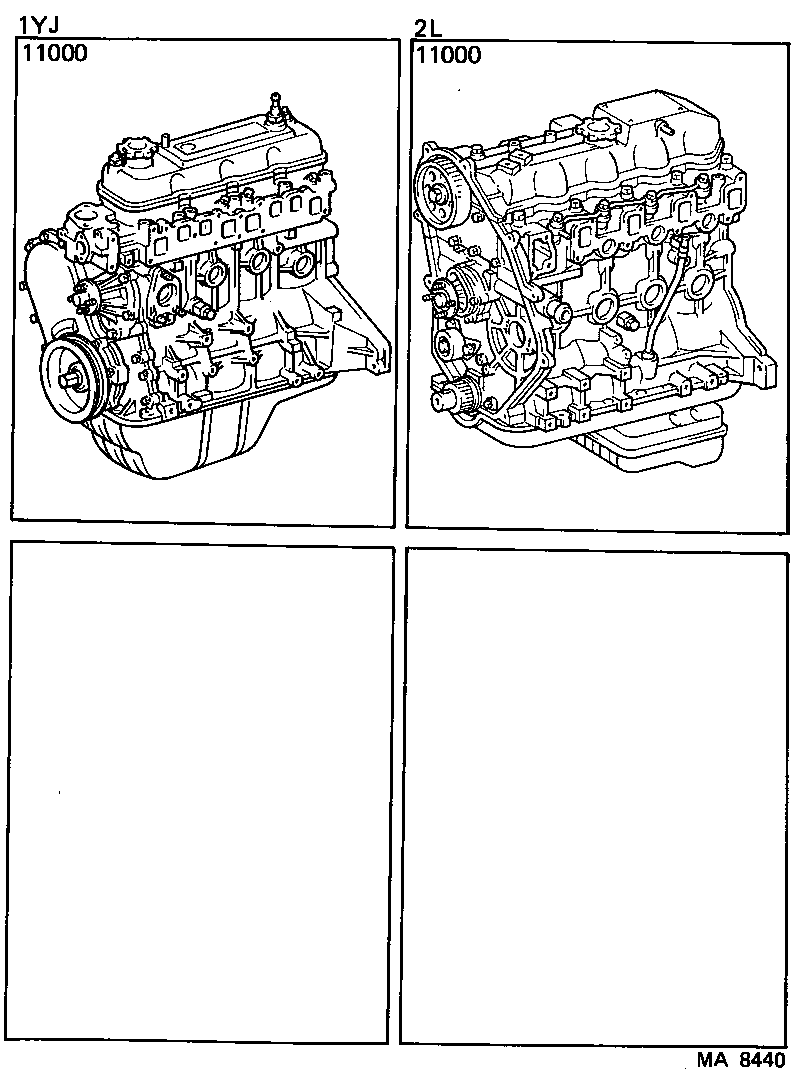  HIACE TRUCK |  PARTIAL ENGINE ASSEMBLY