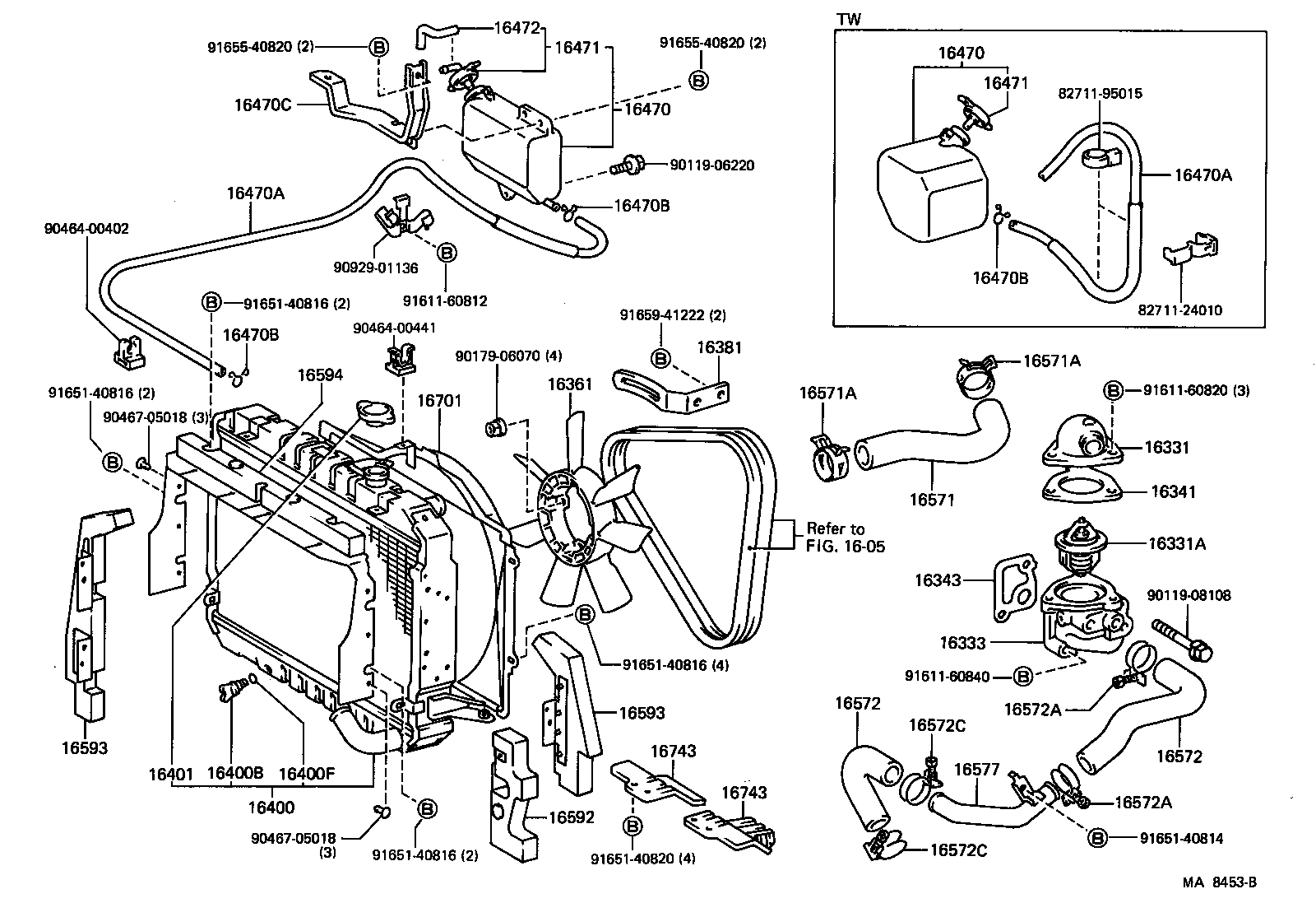  HIACE TRUCK |  RADIATOR WATER OUTLET