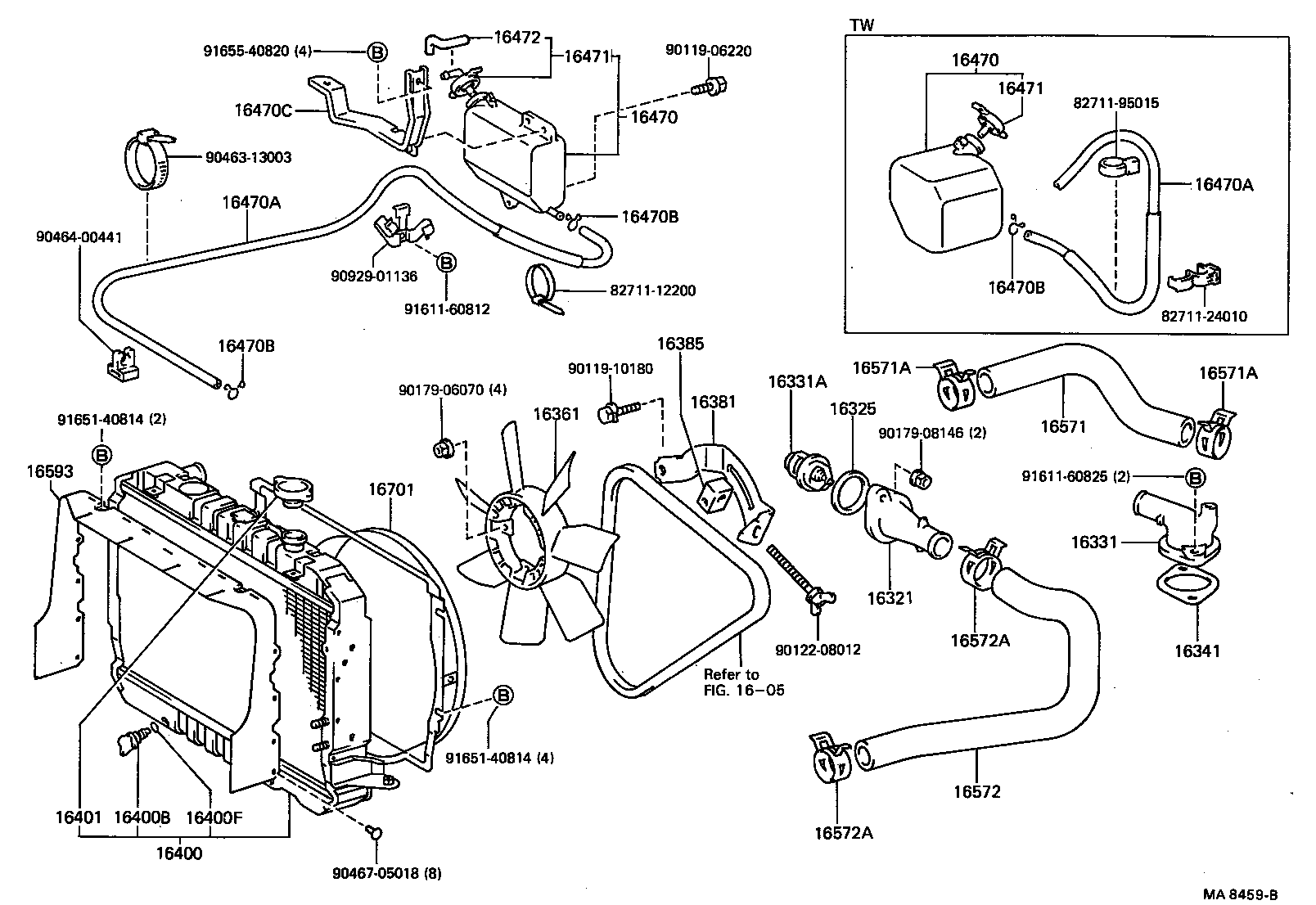 HIACE TRUCK |  RADIATOR WATER OUTLET