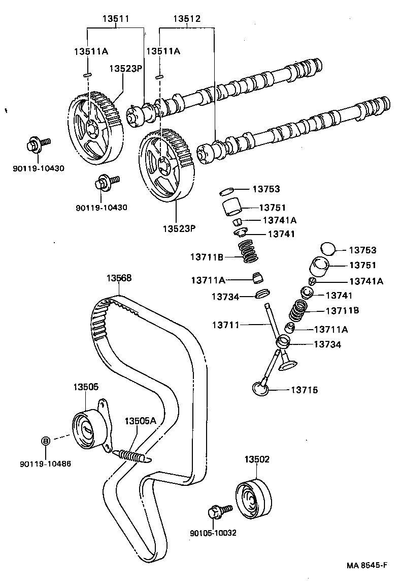  CARINA FF |  CAMSHAFT VALVE