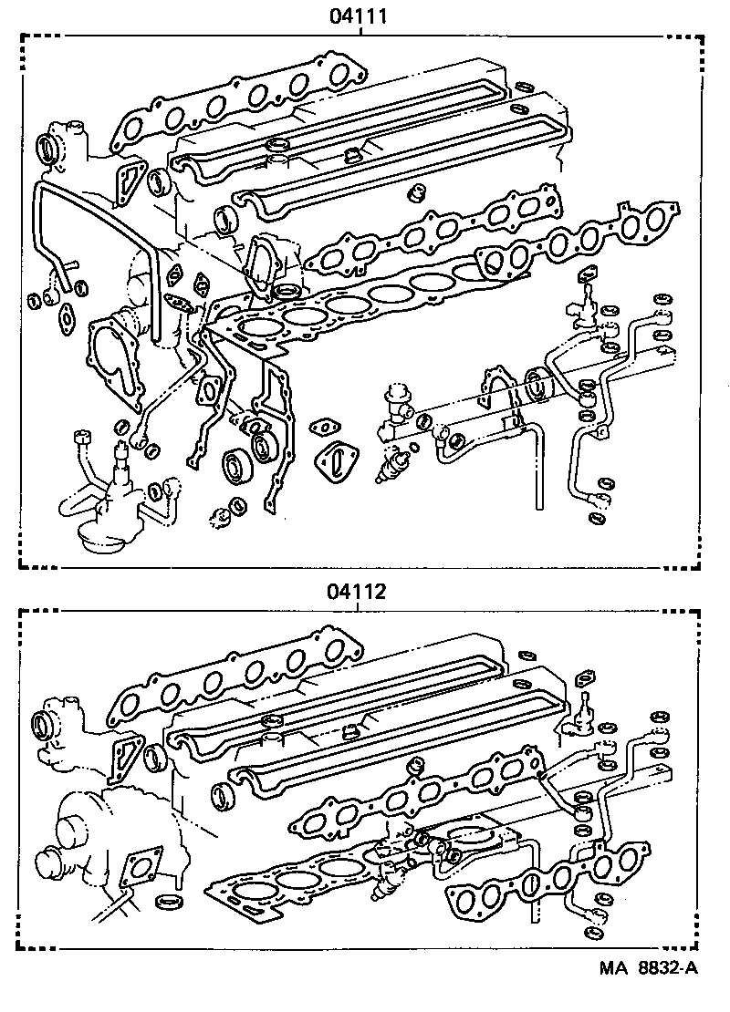  SOARER |  ENGINE OVERHAUL GASKET KIT