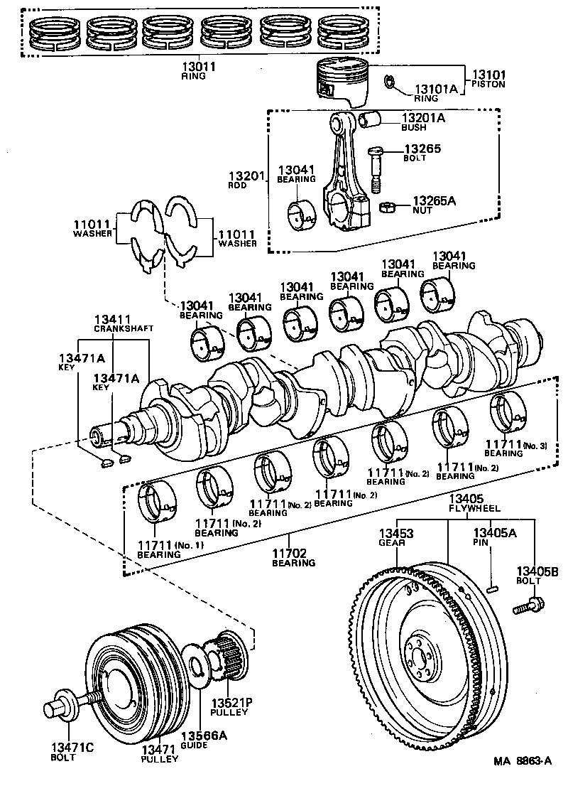  SOARER |  CRANKSHAFT PISTON