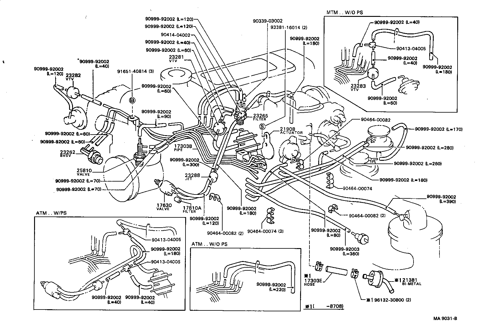  TOWN MASTERACE V WG |  VACUUM PIPING