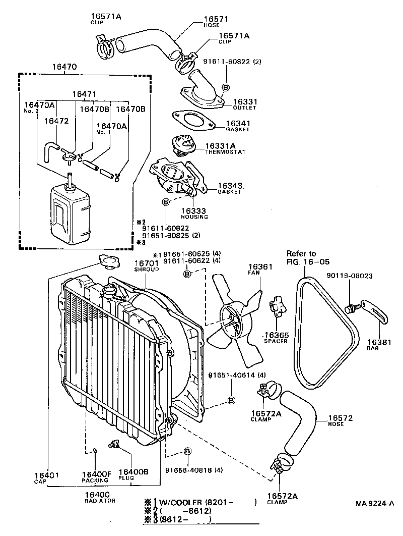  PUBLICA |  RADIATOR WATER OUTLET