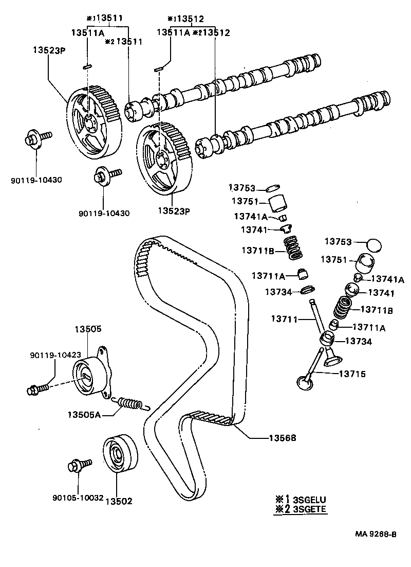  CELICA |  CAMSHAFT VALVE